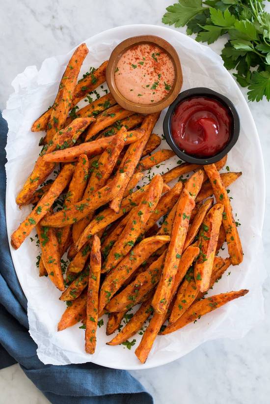 Frites patate douce